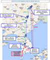 GPS 부착 청둥오리 중국에서 충북 진천군 미호천 도착