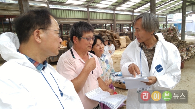 축산현장 맞춤형 종합상담 현장방문 상담 모습