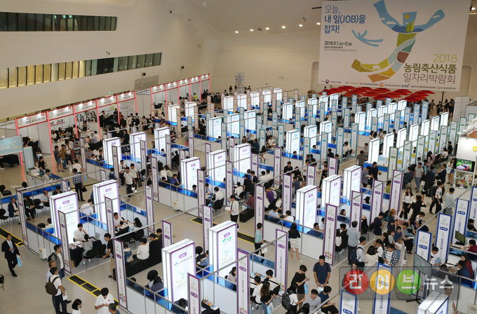 ‘2018 농림축산식품 일자리 박람회’ 전경