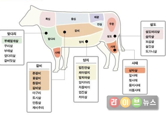 농촌진흥청이 한우를 다양하게 즐길수 있도록 32개부위의 육질과 영양을 분석한 자료를 내놨다.