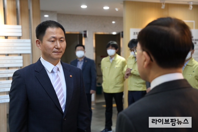 이승무 안전관리센터장 임명장 수여식.