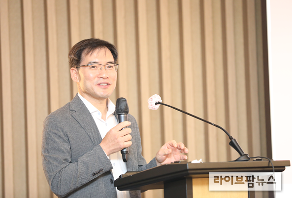 선진 식육유통BU 윤주만 상무가 최근 2025 비전 달성을 통하여 매출 1조3천억 원을 달성한다고 목표를 밝혔다. <제공 : 선진>