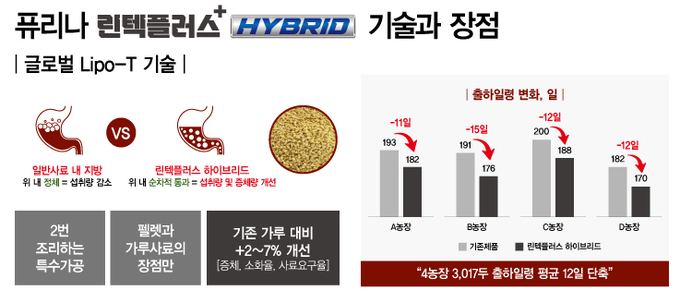 자료3) 글로벌 Lipo-T 기술 자료4) 출하일령 변화