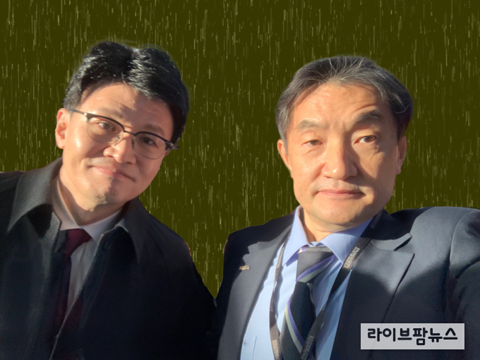 한동훈 위원장과 한승범 컬럼리스트