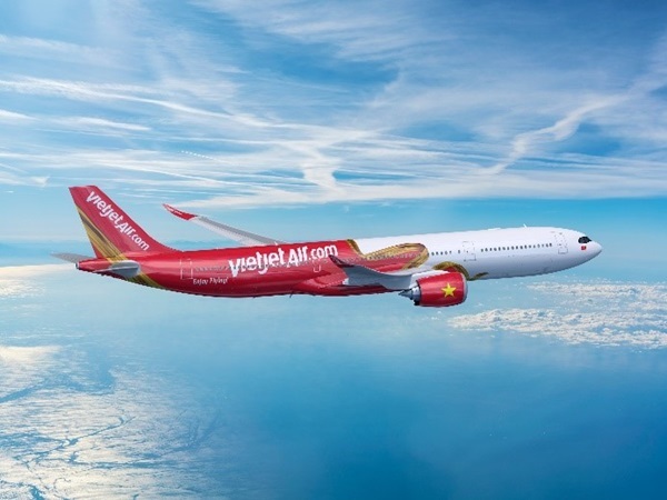 비엣젯항공이 도입한 A330neo 신형 항공기.