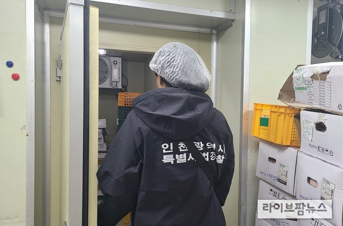 단속현장 모습.(사진=인천시)