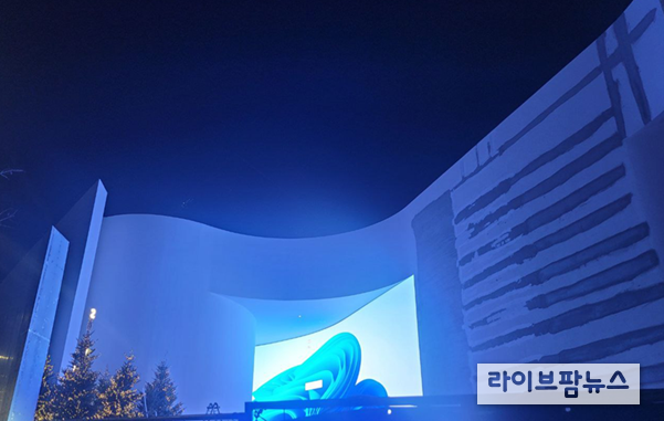 한남4구역 인근 용산 크라운관광호텔 부지에 들어서는 현대건설 ‘디에이치 한남’ 홍보관 전경 / 업계제공