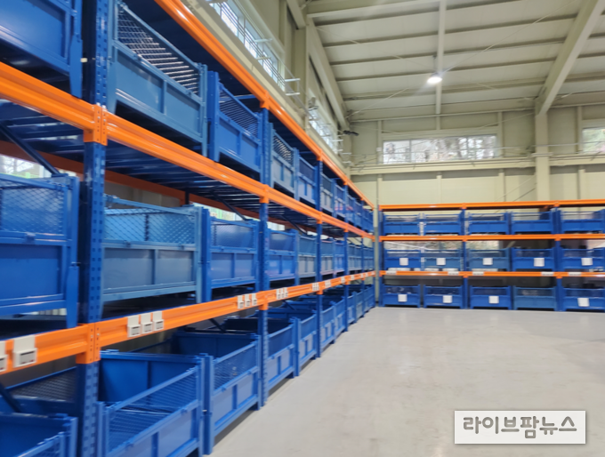 통합자재센터 내부 모습.(사진=인천시)