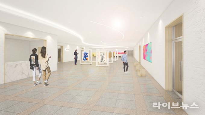 인천문화예술회관 전시실 조감도.(사진=인천문화예술회관)
