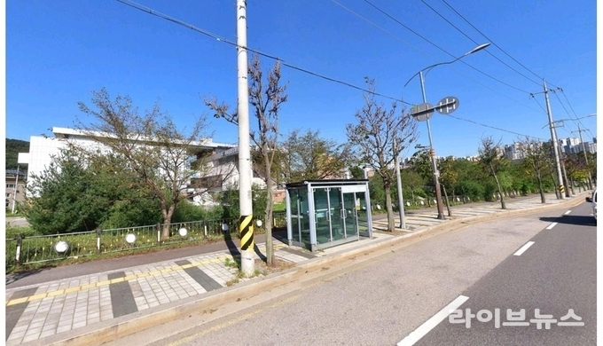 영종구 임시청사 예정지 주변 모습.
