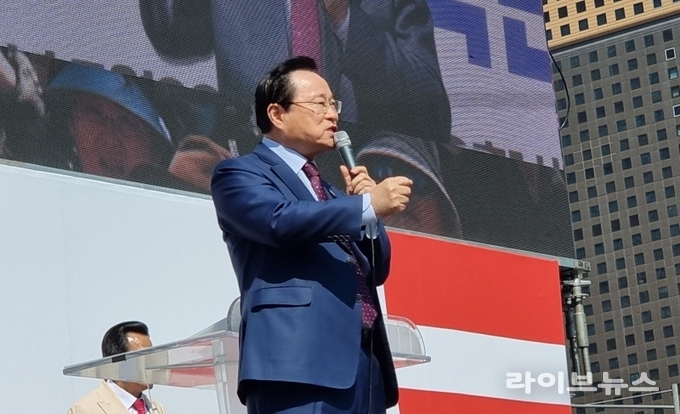 광화문 탄핵각하 집회 장학일목사