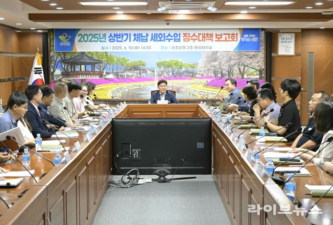 순창군 올해 상반기 체납 세외수입 징수 보고회.(사진=순창군)