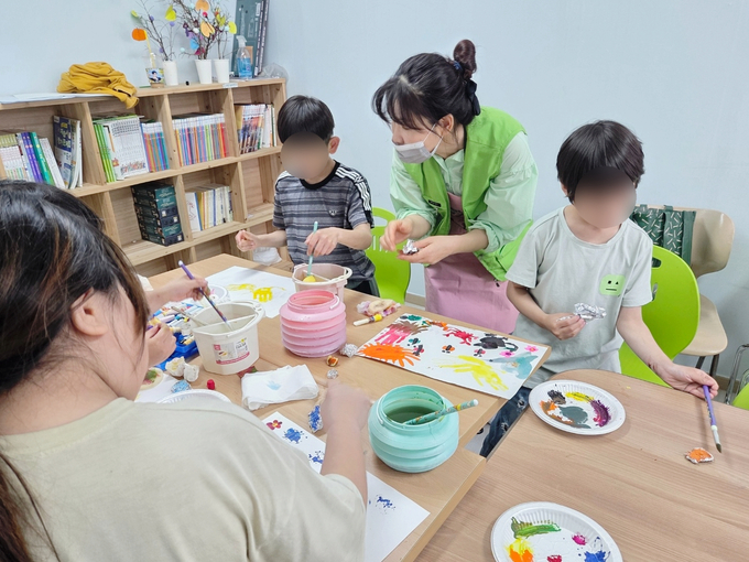 희망조약돌 아동 지원 프로그램 현장 사진. 사진= NGO단체 희망조약돌