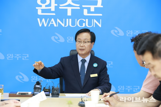 유희태 완주군수.(사진=완주군)