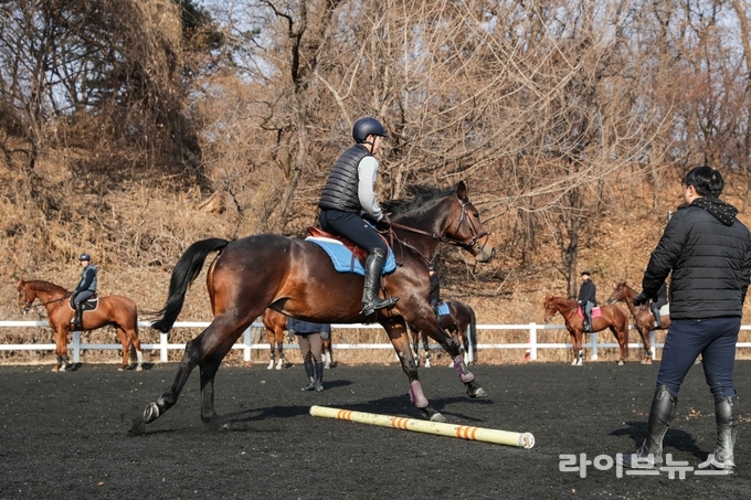 말산업 양성기관 국내 교육 현장.