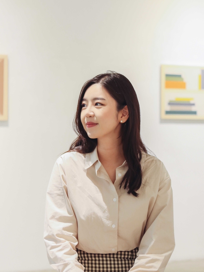 진심감성의 진심ART컬래버레이션에 함께한 김상희 작가.