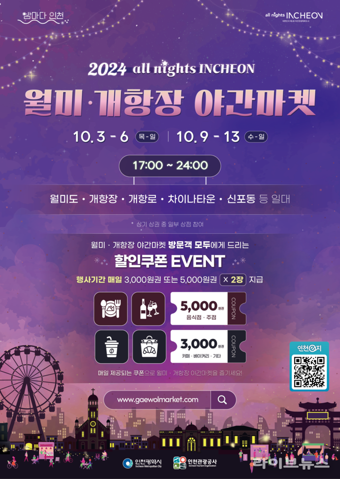 2024 월미개항야간마켓 관련 이미지.(사진=인천관광공사)