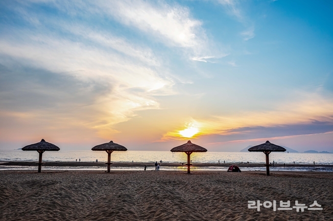 변산해수욕장 전경.(사진=부안군)