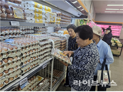 판매장 내 등급란의 표시사항 및 품질현황 조사