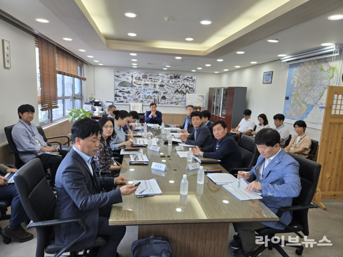 보고회 진행 모습.(사진=인천시)