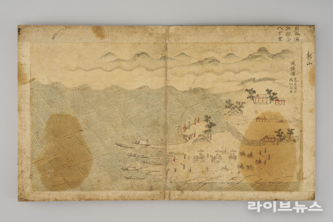 제항승람 1폭 선사포.(사진=국립인천해양박물관)
