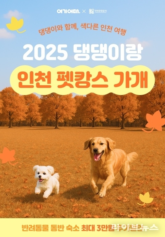 2025 댕댕이랑 인천 펫캉스 가개 안내 포스터.(사진=인천관광공사)