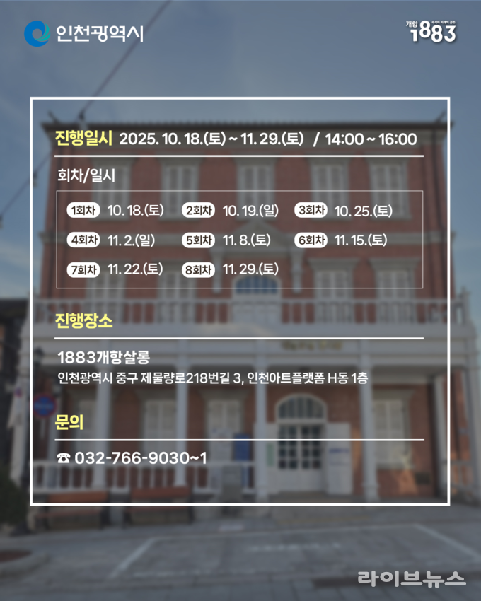 필름카메라로 떠나는 낭만 개항장 포스터.(사진=인천시)