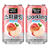 복숭아과즙·톡쏘는 탄산함유 스파클링 음료