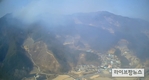 산림청, 경북 안동시 북후면 산불 진화 중