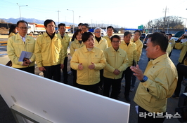 송미령 장관, 충북도·청주시 고병원성 조류인플루엔자 방역현장 점검